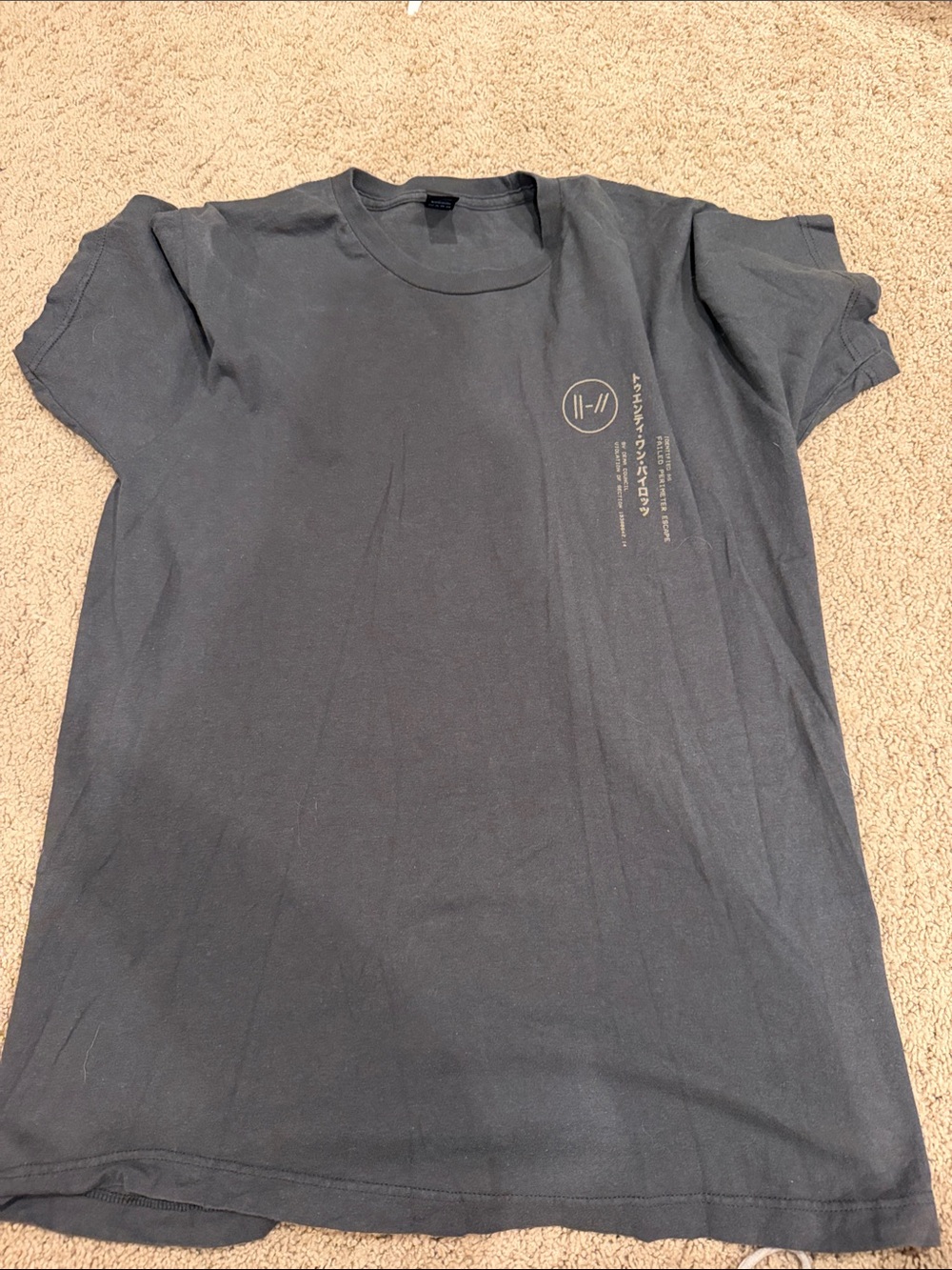 Twenty-one Pilots Black Graphic Crewneck T-Shirt